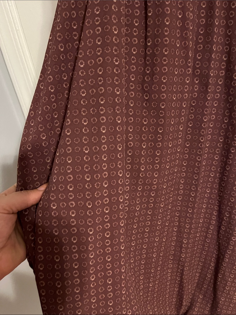 Mountain Hardwear Brown Printed Midi Slip Dress - Picture 5 of 5